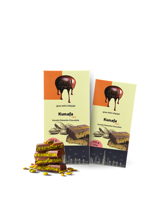 Mood Espresso Kunafa Pistachio Milk Chocolate 195g