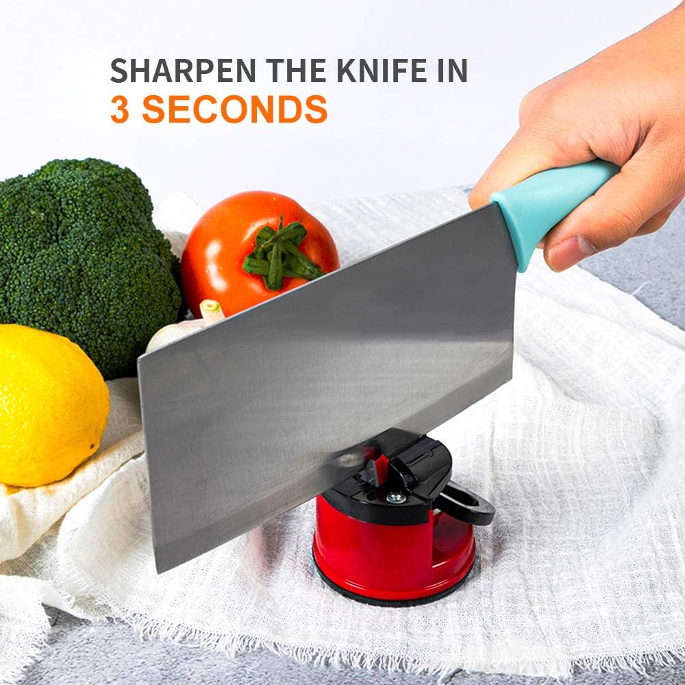 Professional Knife Sharpener – Manual with Suction Cup Base