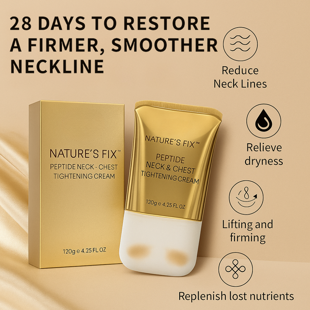 Nature's Fix™ - Peptide Neck & Chest Tightening Cream