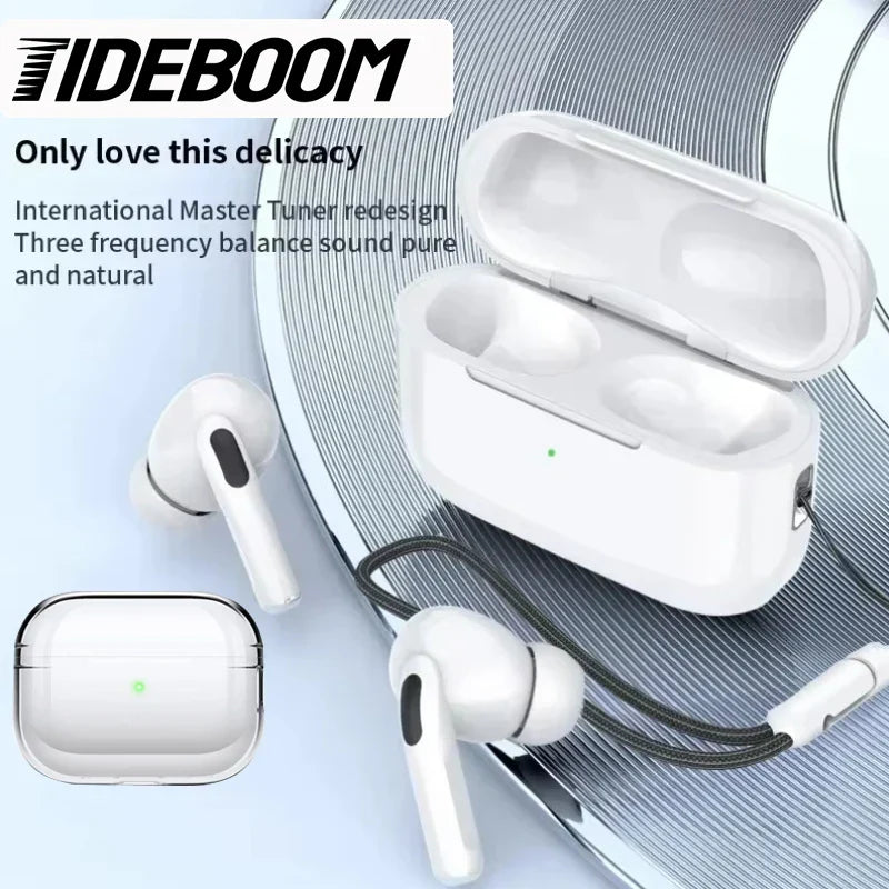 Tideboom W01 TWS Max Wireless Bluetooth Earphones In Ear Earbuds Sport Noise Cancelling Headset For iPhone Android Headphone