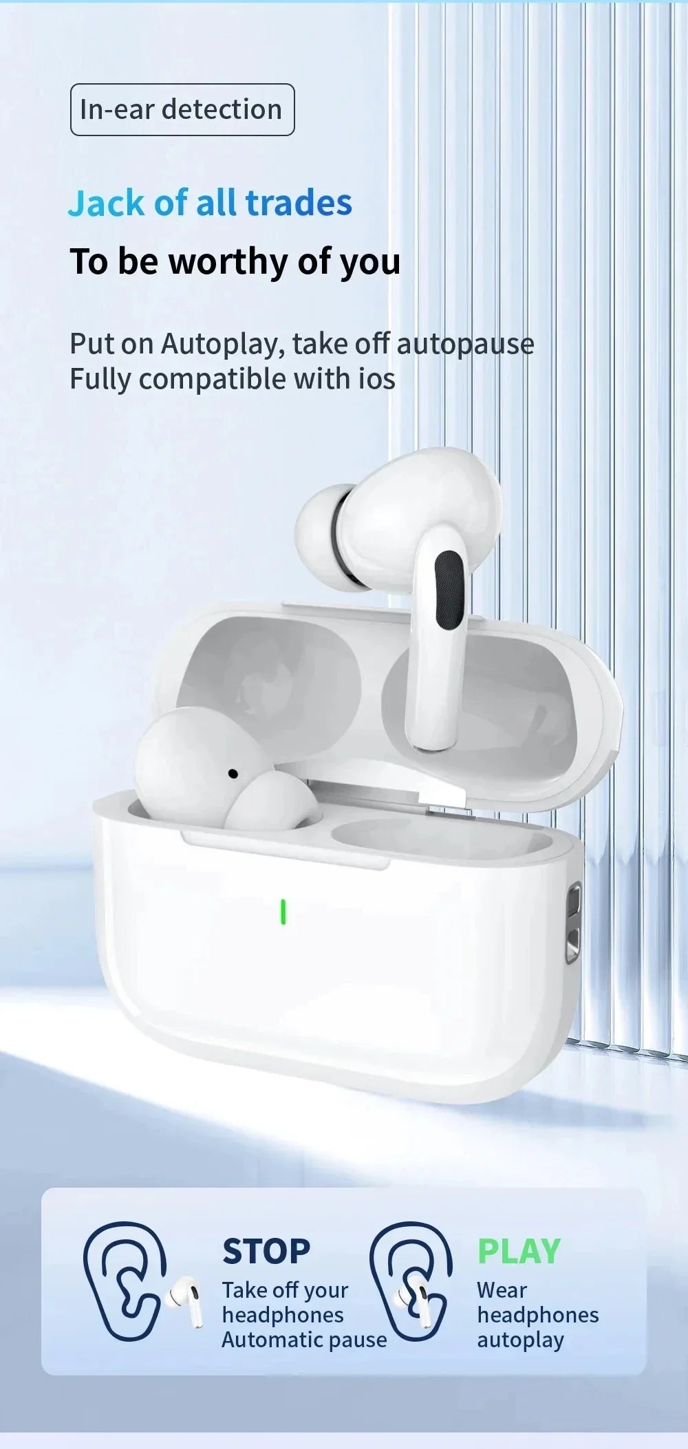 Tideboom W01 TWS Max Wireless Bluetooth Earphones In Ear Earbuds Sport Noise Cancelling Headset For iPhone Android Headphone
