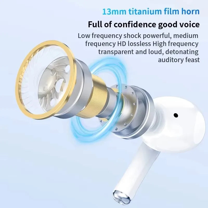 Tideboom W01 TWS Max Wireless Bluetooth Earphones In Ear Earbuds Sport Noise Cancelling Headset For iPhone Android Headphone