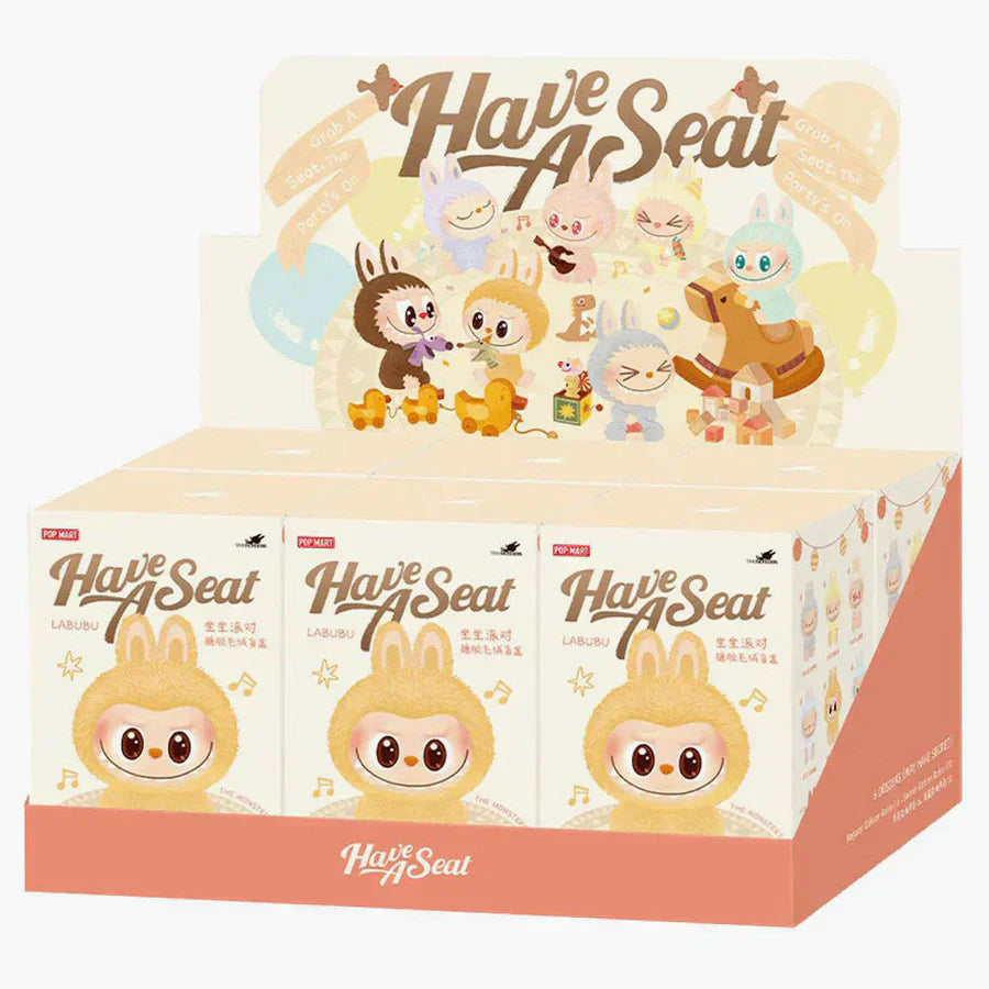 Labubu Blind Box- The Monsters Have a Seat Vinyl Plush